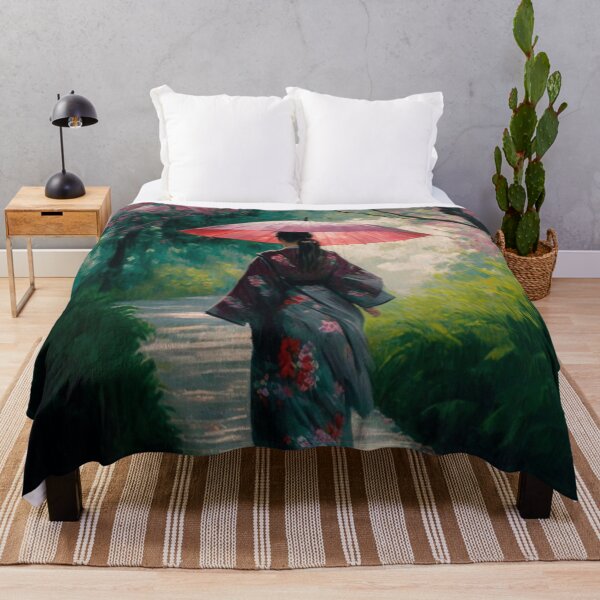 Item preview, Japanese girl walking in the rain  designed and sold by Mirochan80.