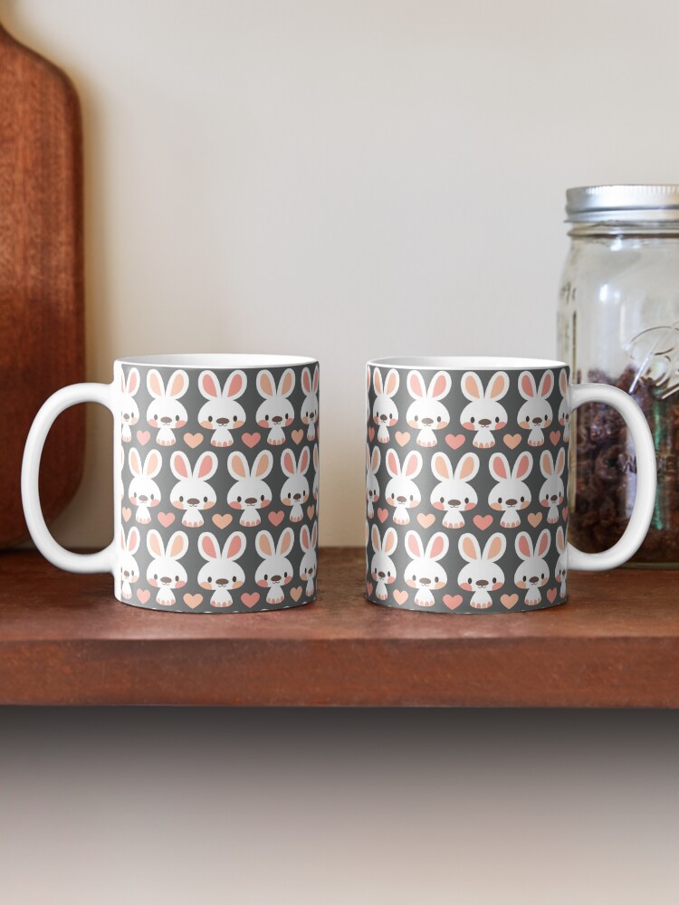 Thumbnail 2 of 6, Coffee Mug, Cute little bunnies designed and sold by petitspixels.