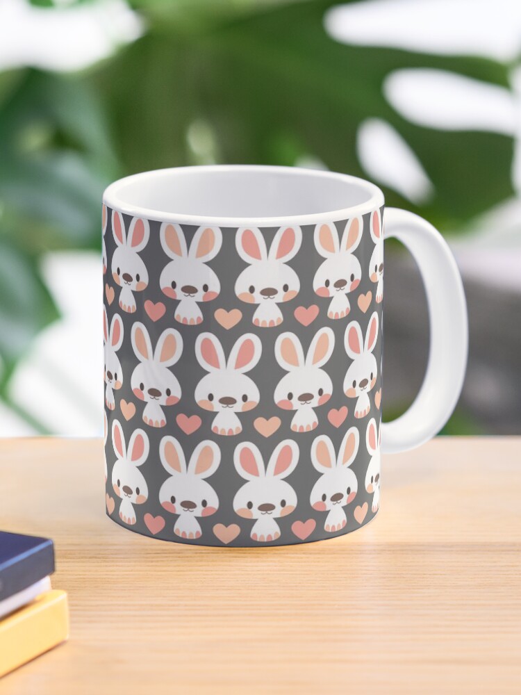 Thumbnail 1 of 6, Coffee Mug, Cute little bunnies designed and sold by petitspixels.