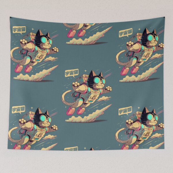 Item preview, Space Robot Cat  designed and sold by TheSamuraiCat.