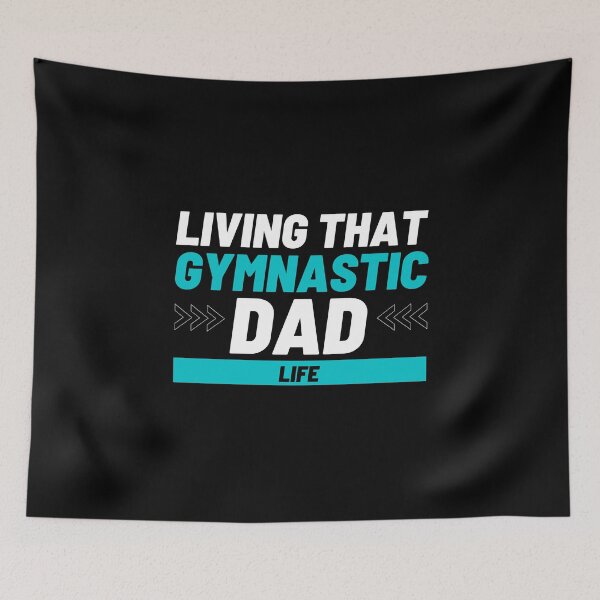 Item preview, Living that gymnastic Dad | Gymnastic quotes funny designed and sold by Shambusiness.