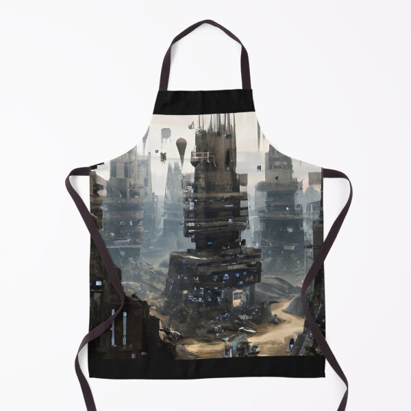 Item preview, View Of Cyberpunk City - The Older More Steampunky Days designed and sold by Chubuter.