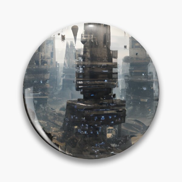 Item preview, View Of Cyberpunk City - The Older More Steampunky Days designed and sold by Chubuter.