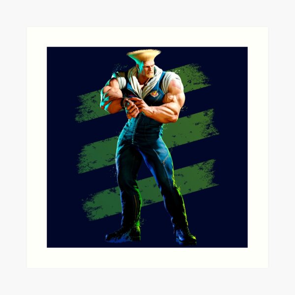 Guile Street Fighter 6 Photographic Print for Sale by ECCHI ART