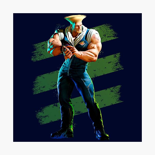 Guile Street Fighter 6 Photographic Print for Sale by ECCHI ART