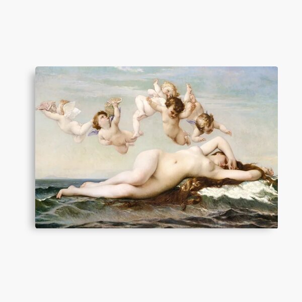The Birth of Venus by the sea! Canvas Print