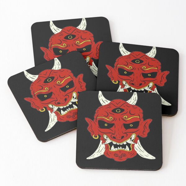 Item preview, ONI DEMON MASK RED AND GOLD  designed and sold by We-Rise.