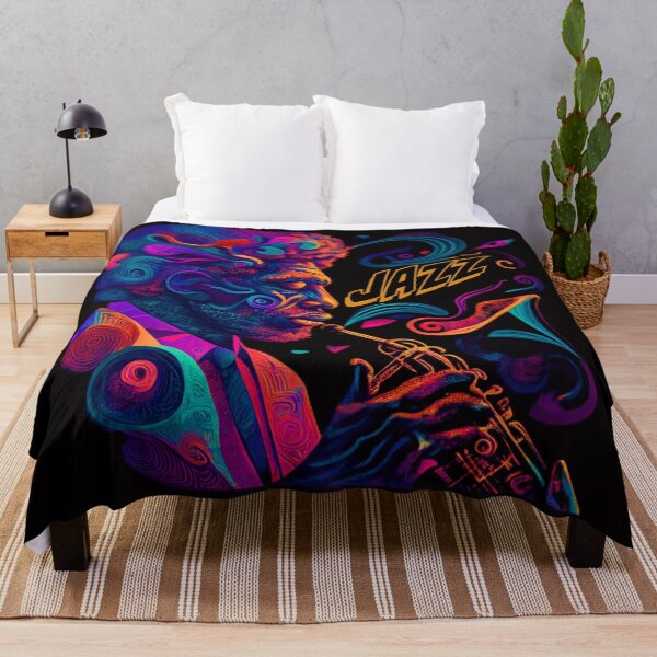 Item preview, JAZZMAN PLAYING A TRUMPET Midjourney AI Artwork designed and sold by davidjulie.