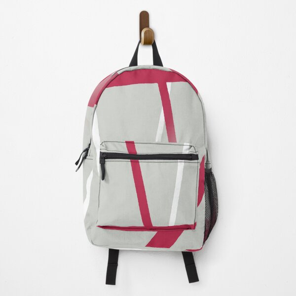 Item preview, Viva Magenta And White Strips On Grey Sand designed and sold by taiche.