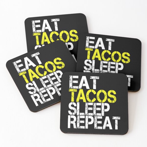 Item preview, Eat Tacos Sleep Repeat, Grunge  designed and sold by ACC .
