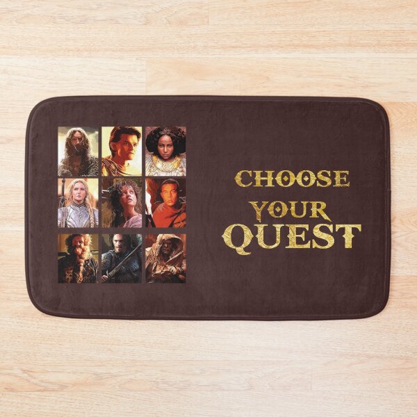 Item preview, Choose your  quest - the rings of power designed and sold by naiverider.