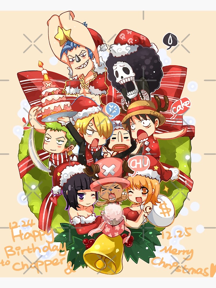 Merry Christmas One Piece | Sticker