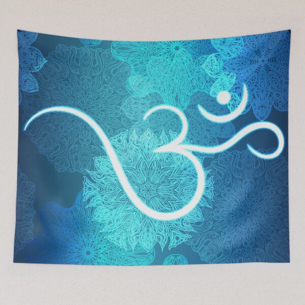 Item preview, Indian ornament pattern with ohm symbol designed and sold by Somberlain.