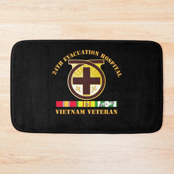 Item preview, Army - 24th Evacuation Hospital - Vietnam Veteran w  V N SVC designed and sold by Military Insignia Products.
