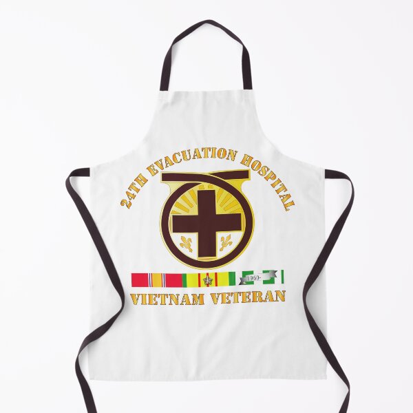 Item preview, Army - 24th Evacuation Hospital - Vietnam Veteran w V N SVC designed and sold by Military Insignia Products.