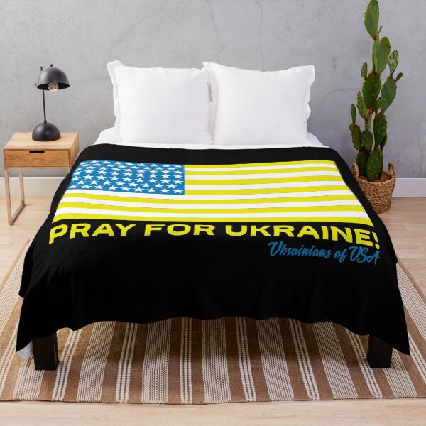 Item preview, Pray For Ukraine Ukrainians of USA designed and sold by UA-Shirts.