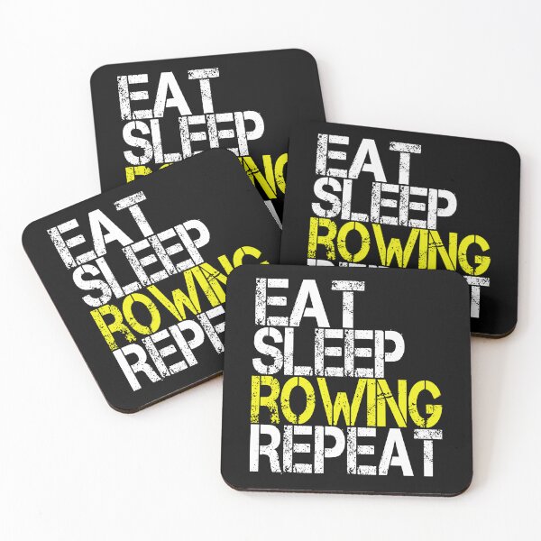 Item preview, Eat Sleep Rowing Repeat, Grunge  designed and sold by ACC .