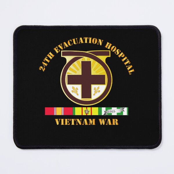 Item preview, Army - 24th Evacuation Hospital - Vietnam War w  V N SVC designed and sold by Military Insignia Products.