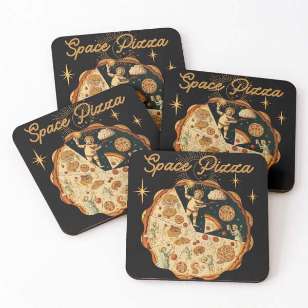 Item preview, Fantasy on the theme of Pizza in space Vintage comics Space Pizza designed and sold by GorinART.
