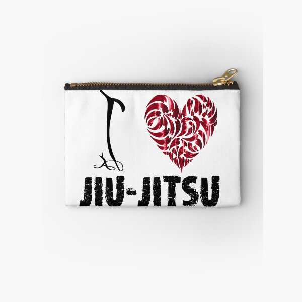 Item preview, Jiu-Jitsu white T shirt text I love Jiu-Jitsu designed and sold by MartialArtsNerd.