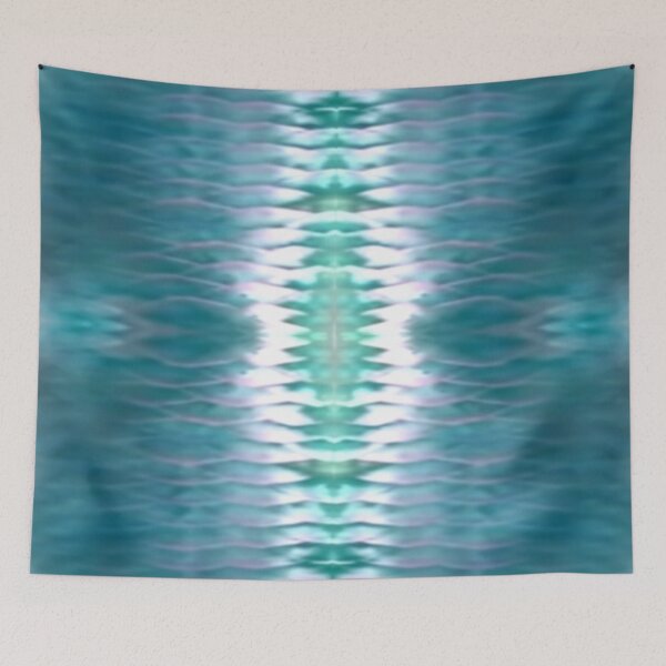Item preview, Arowana Scale Pattern teal designed and sold by Artistability.