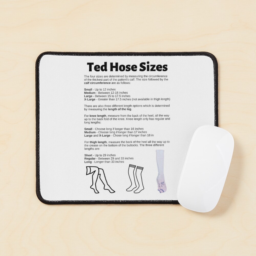 Ted Hose Sizes Chart Poster for Sale by Caregiverology