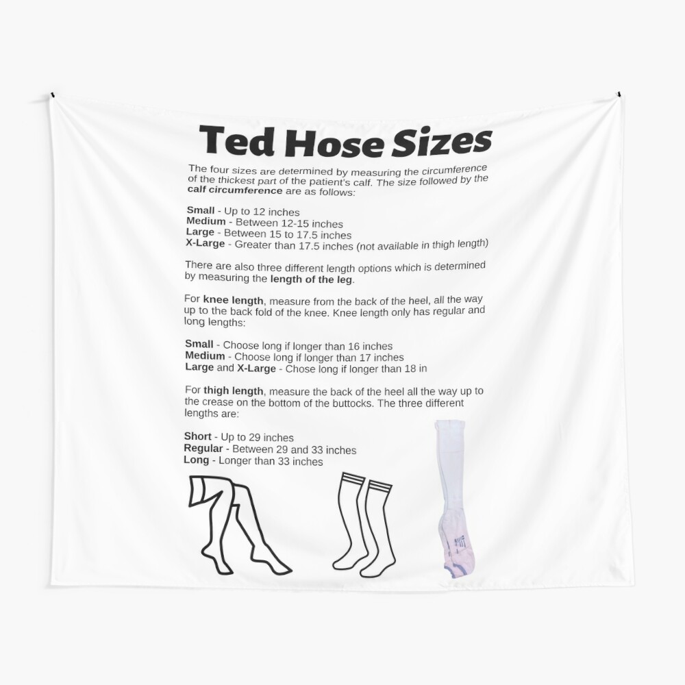 Ted Hose Sizes Chart Poster for Sale by Caregiverology