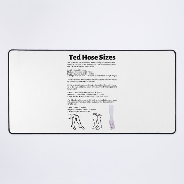 Ted Hose Sizes Chart Poster for Sale by Caregiverology