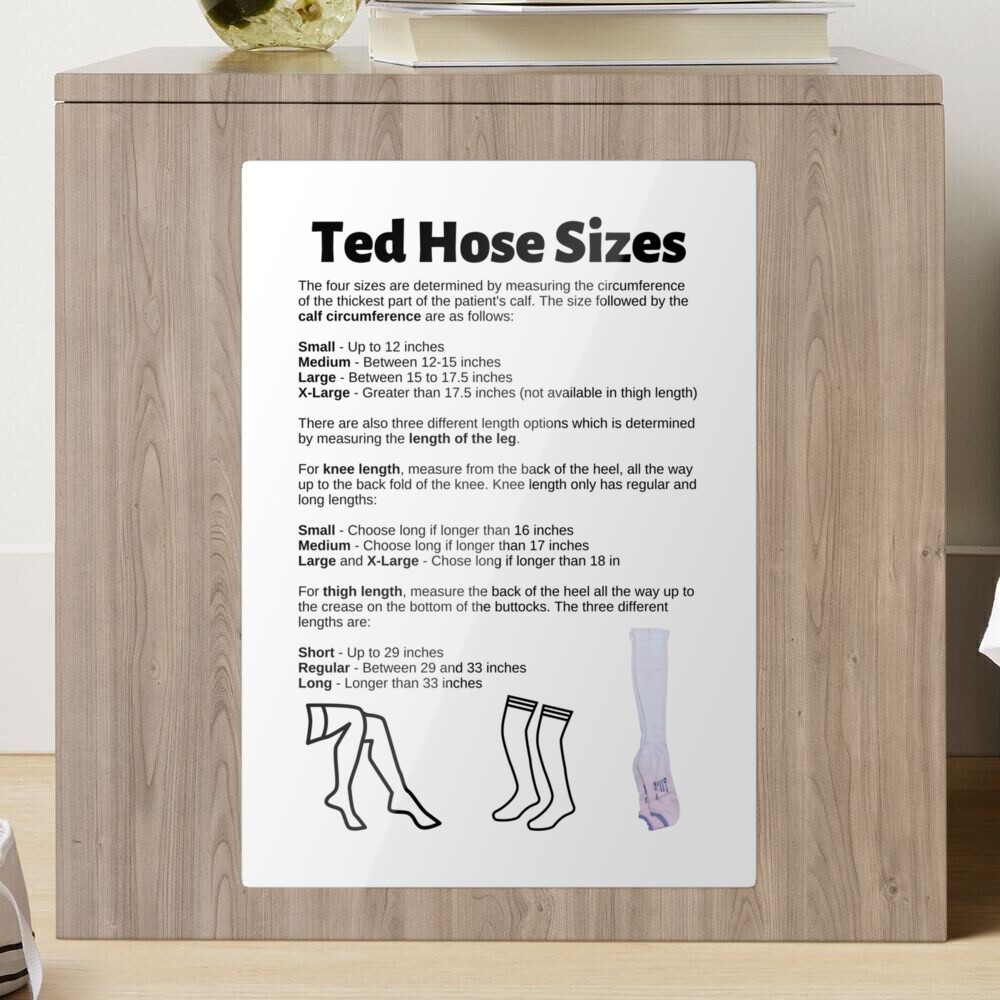 Ted Hose Sizes Chart Poster for Sale by Caregiverology