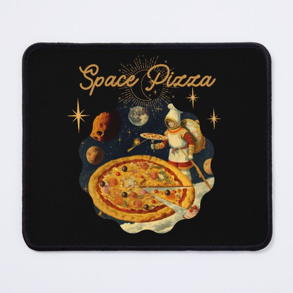 Item preview, Fantasy on the theme of Pizza in space Vintage comics Space Pizza designed and sold by GorinART.