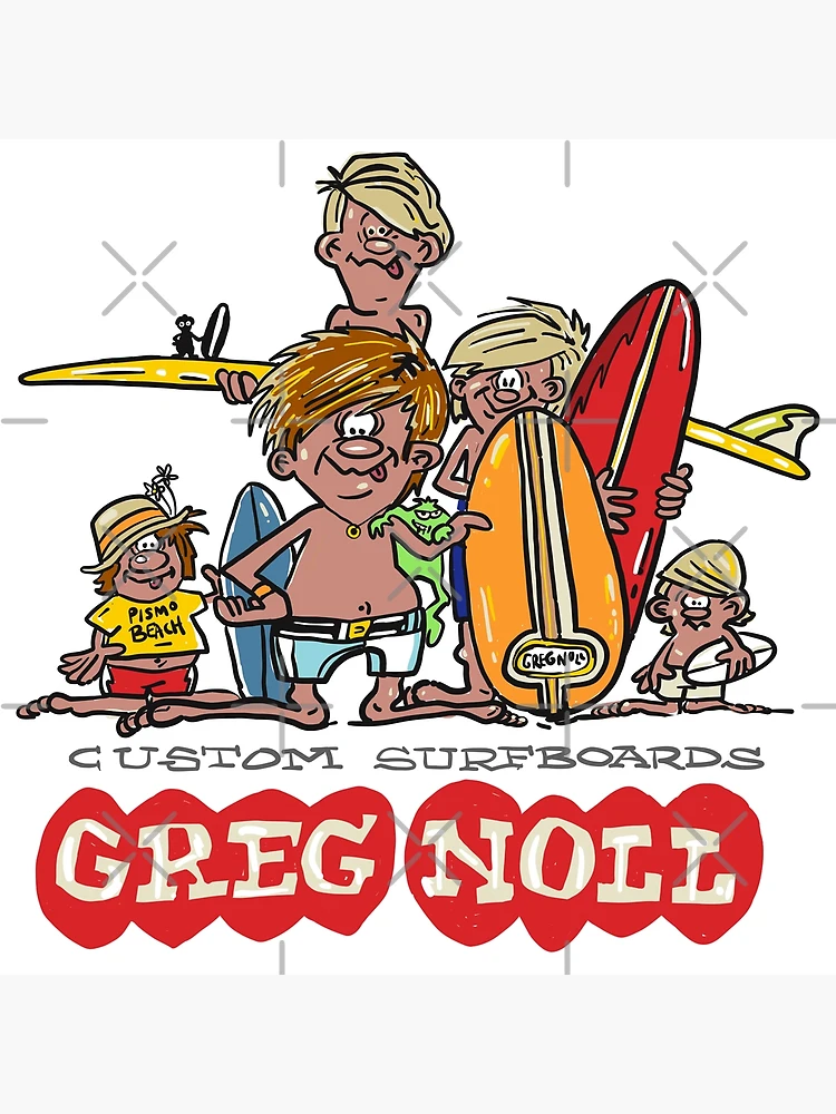 1960年代GRGE NOLL サーフボード(ハワイ) グラフィックデザイン画 1960年代GRGE NOLL サーフボード(ハワイ) グラフィックデザイン画 1960