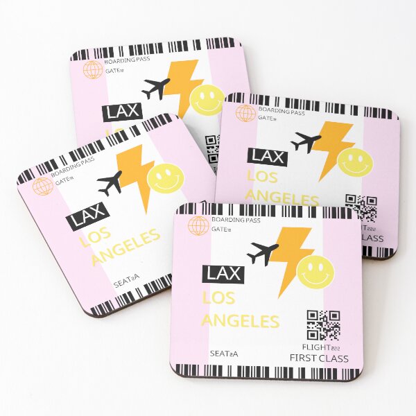 Item preview, Preppy Boarding Pass designed and sold by pinkcoast.