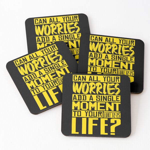 Item preview, Can All Your Worries Add A Single Moment To Your Life? Luke 12:25 designed and sold by plushism.