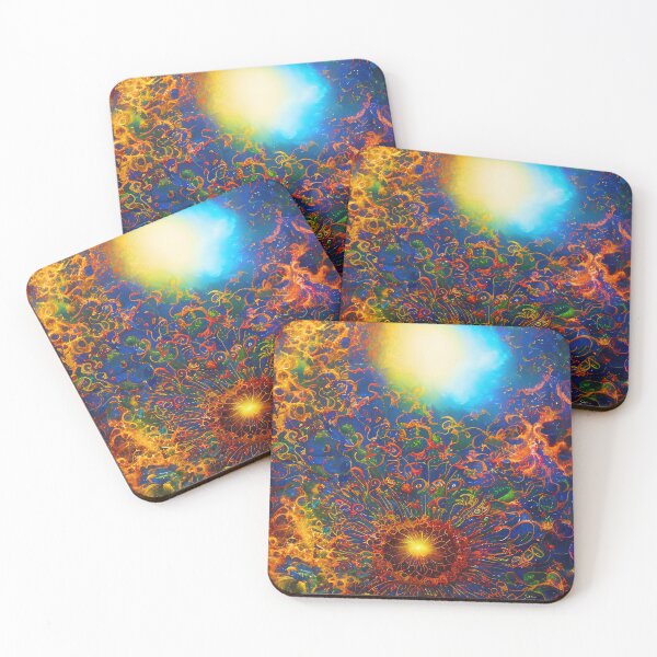 Item preview, Cosmic explosion - Modern abstract Art No16 designed and sold by angelisart.