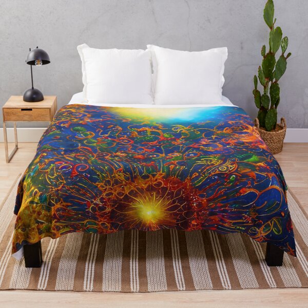 Item preview, Cosmic explosion - Modern abstract Art No16 designed and sold by angelisart.