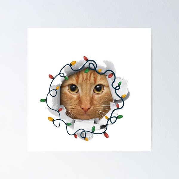 Item preview, Meowy Catmas Cat Christmas Tree Xmas Girls Boys Funny Santa designed and sold by DiensDesign.