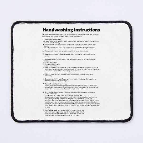 Item preview, Handwashing Instructions Step by Step Chart designed and sold by Caregiverology.