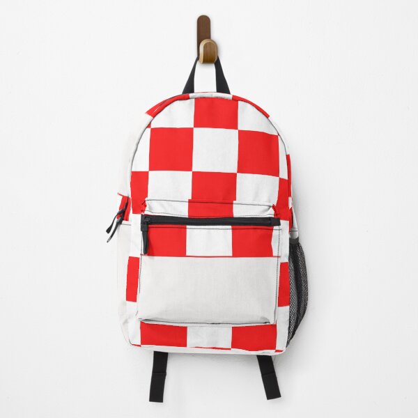 Item preview, croatian red and white chess board pattern for fifa worldcup designed and sold by Panda Art.