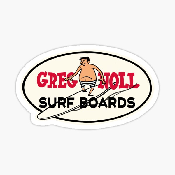 Greg Noll surfboards vintage surfer  Sticker