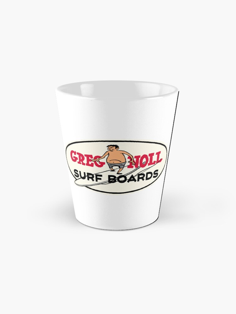 Thumbnail 2 of 4, Coffee Mug, Greg Noll surfboards vintage surfer designed and sold by Kludoman.