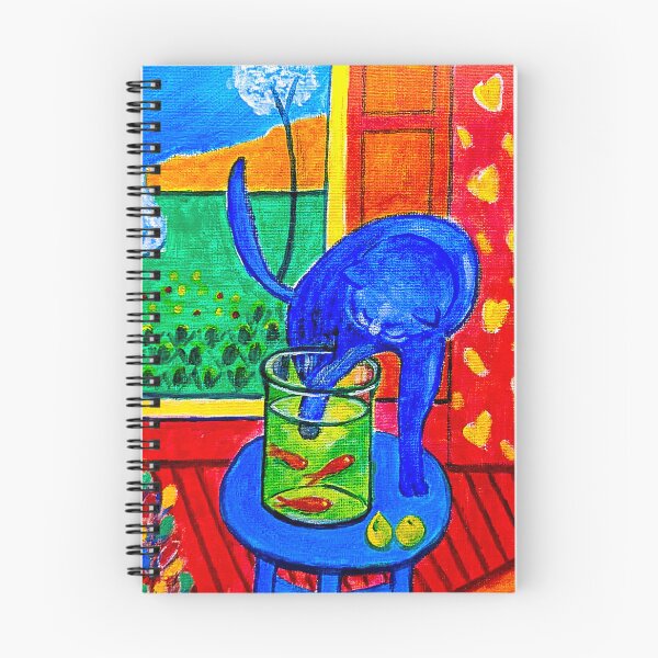 Item preview, Master Painting Study Blue Cat and Red Fish designed and sold by factory88.