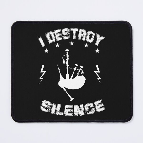 Item preview, i destroy silence bagpipe funny gift for bagpipe lovers designed and sold by lookslooks.