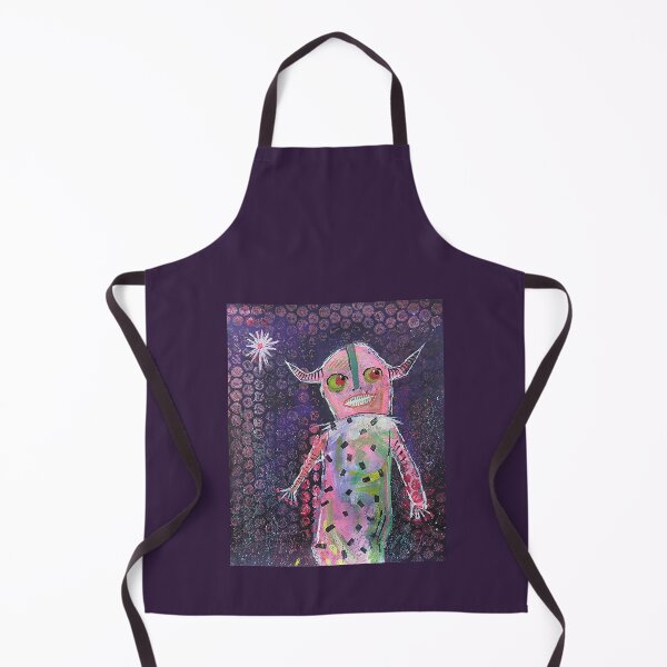 Item preview, Horny Guy Outsider Art Brut Monster designed and sold by BeaOutsiderArt.