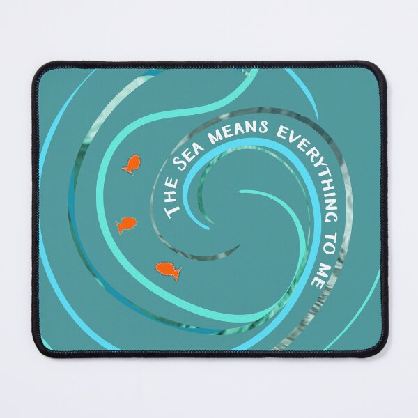 Item preview, Wild open water swimming, winter bathers. The sea means everything to me fun for swimmer lovers. Caroline Laursen Original designed and sold by Caroline Laursen.
