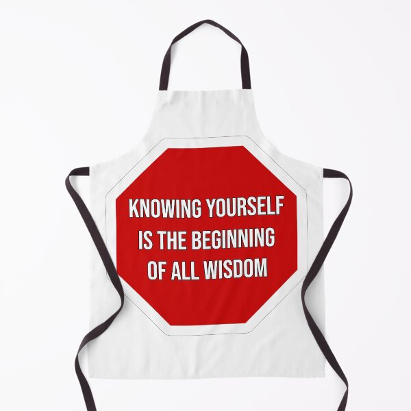 Item preview, Quote by Aristotle "Knowing yourself is the beginning of all wisdom" for better mindset designed and sold by Nuttha49POD.
