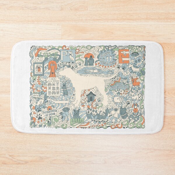 Item preview, Color doodle of dog theme designed and sold by evk-art.