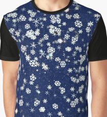 Snowflakes in space Graphic T-Shirt