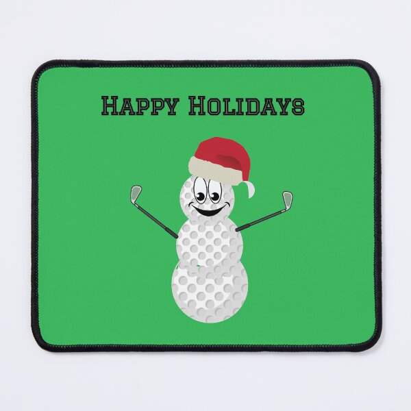 Item preview, Golf Santa Snowman Happy Holidays designed and sold by cmd-art.