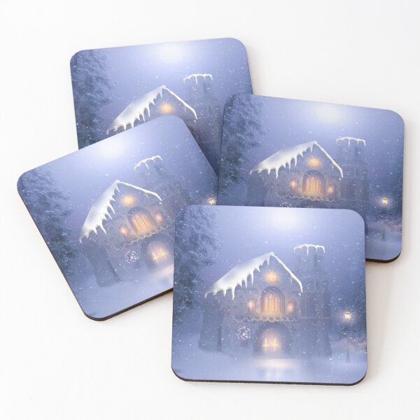 Item preview, A Country Church on a Snowy Night designed and sold by VisualVoyages.
