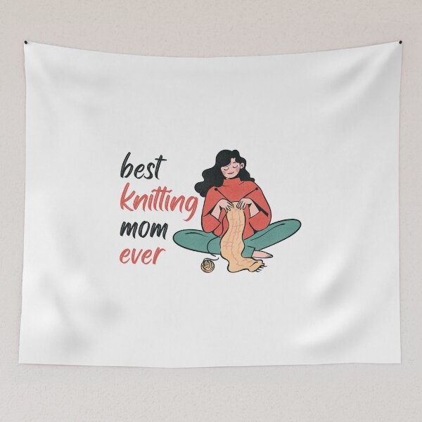 Item preview, Best Knitting Mom Ever designed and sold by MoaaStore.